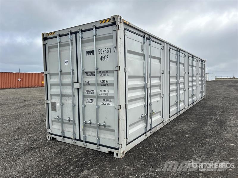 40 ft High Cube Multi-Door Storage Container Kontejnerji za skladiščenje
