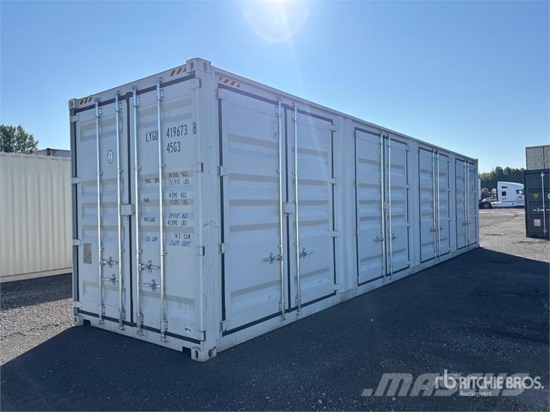  40 ft High Cube Multi-Door Storage Container Varastokontit