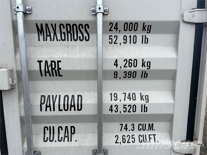 40 ft High Cube Multi-Door Storage Container Kontejnerji za skladiščenje