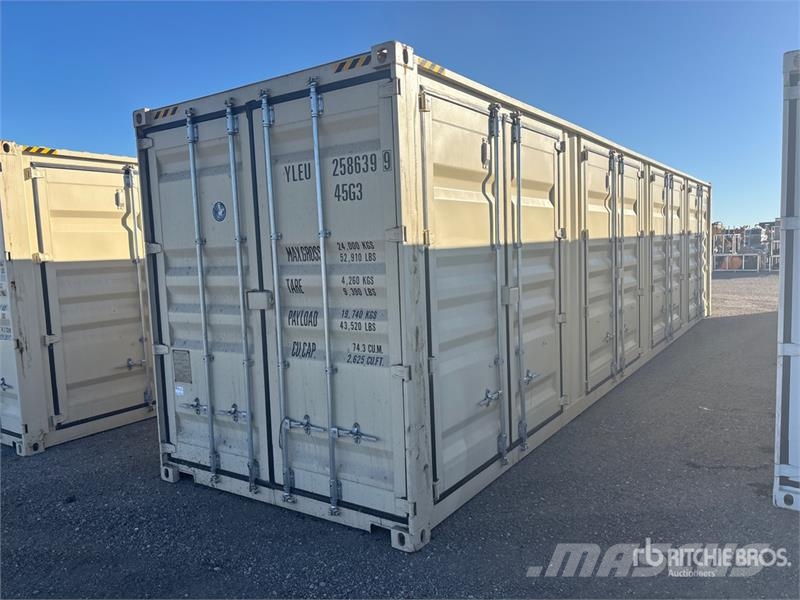 40 ft High Cube Multi-Door Storage Container حاويات تخزين