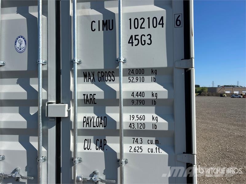 40 ft High Cube Multi-Door Storage Container Varastokontit
