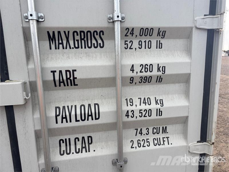  40 ft High Cube Multi-Door Storage Container Varastokontit