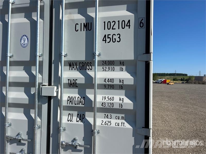 40 ft High Cube Multi-Door Storage Container Varastokontit