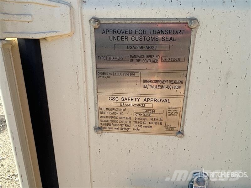  40 ft High Cube Multi-Door Storage Container Contenedores de almacenamiento