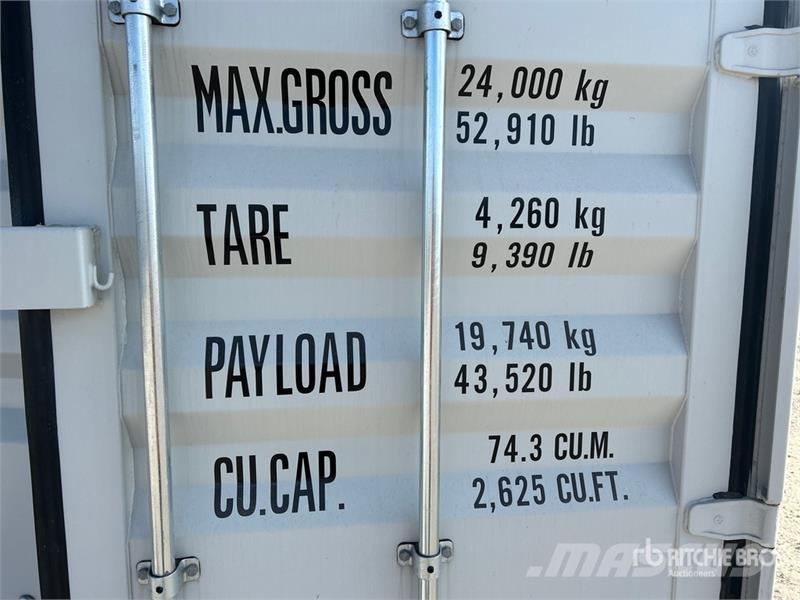 40 ft High Cube Multi-Door Storage Container Varastokontit