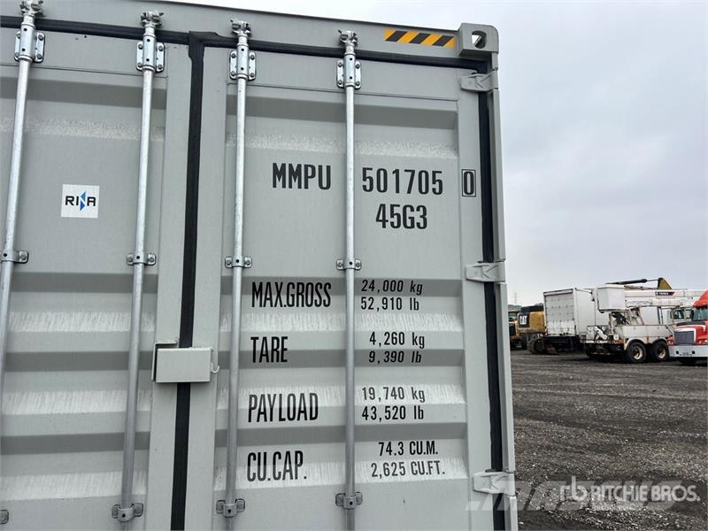 40 ft High Cube Multi-Door Storage Container Varastokontit