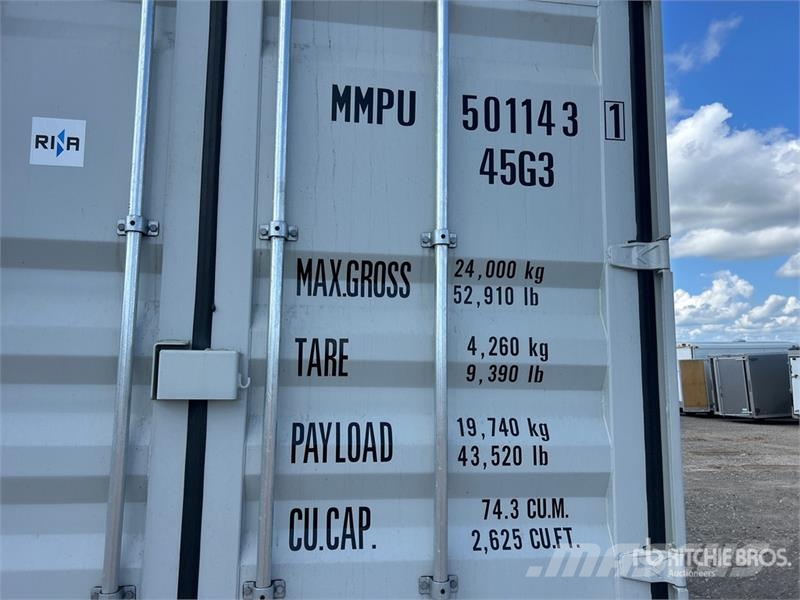 40 ft High Cube Multi-Door Storage Container Varastokontit