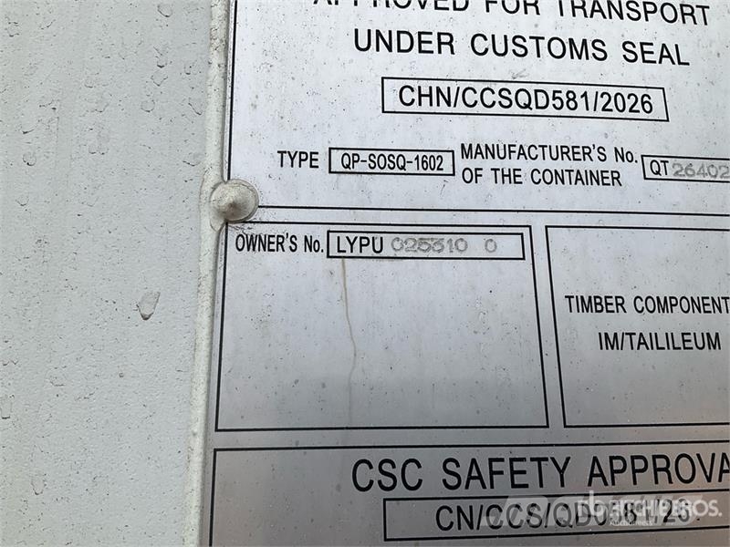  40 ft High Cube Multi-Door Storage Container 贮藏箱