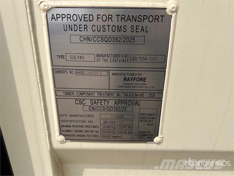 40 ft High Cube Multi-Door Storage Container Storage containers