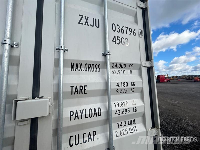 40 ft High Cube Multi-Door Storage Container Kontenery magazynowe