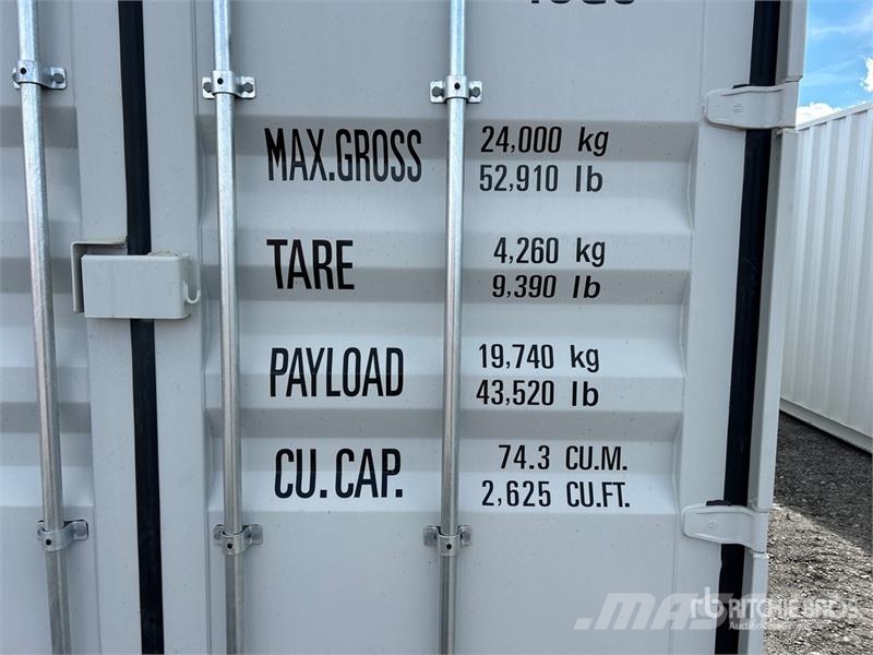 40 ft High Cube Multi-Door Storage Container (Unus Raktárkonténerek