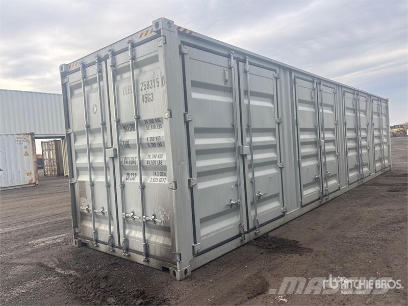 40 ft High Cube Multi-Door Storage Container Raktárkonténerek