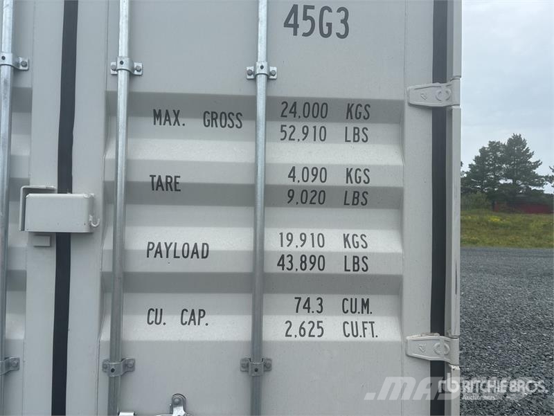 40 ft High Cube Multi-Door Storage Container Varastokontit