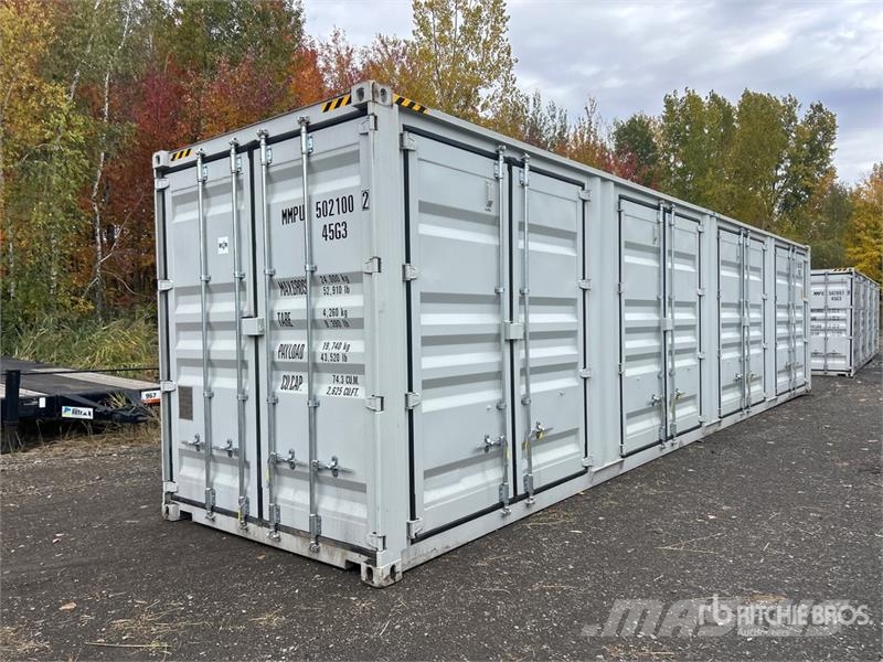 40 ft High Cube Multi-Door Storage Container Raktárkonténerek