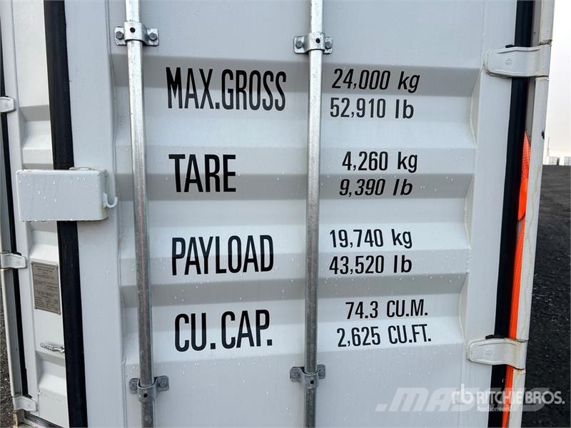 40 ft High Cube Multi-Door Storage Container (Unus Uzglabāšanas konteineri