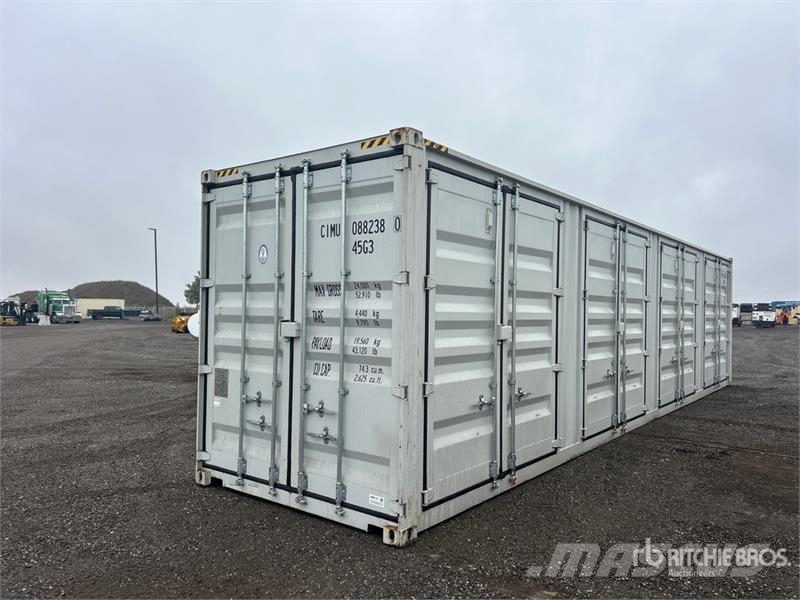 40 ft High Cube Multi-Door Storage Container Lagerbehälter