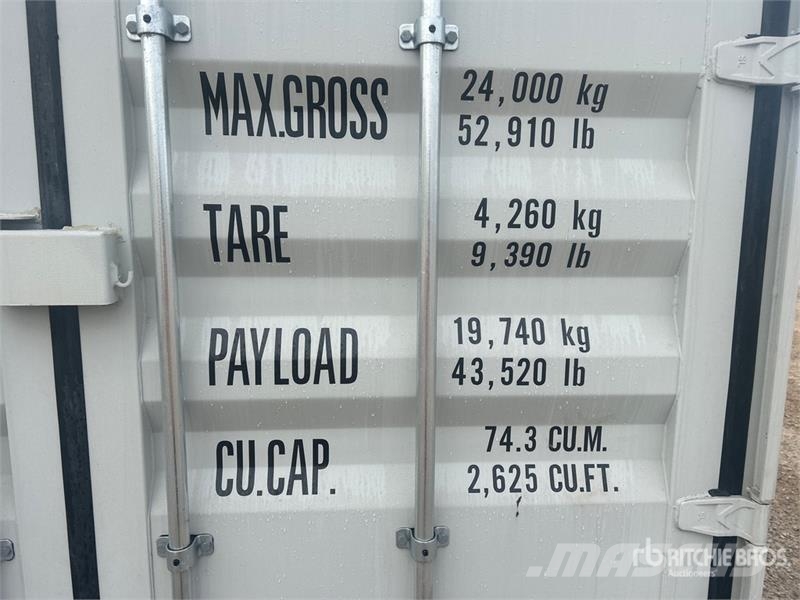 40 ft High Cube Multi-Door Storage Container Varastokontit