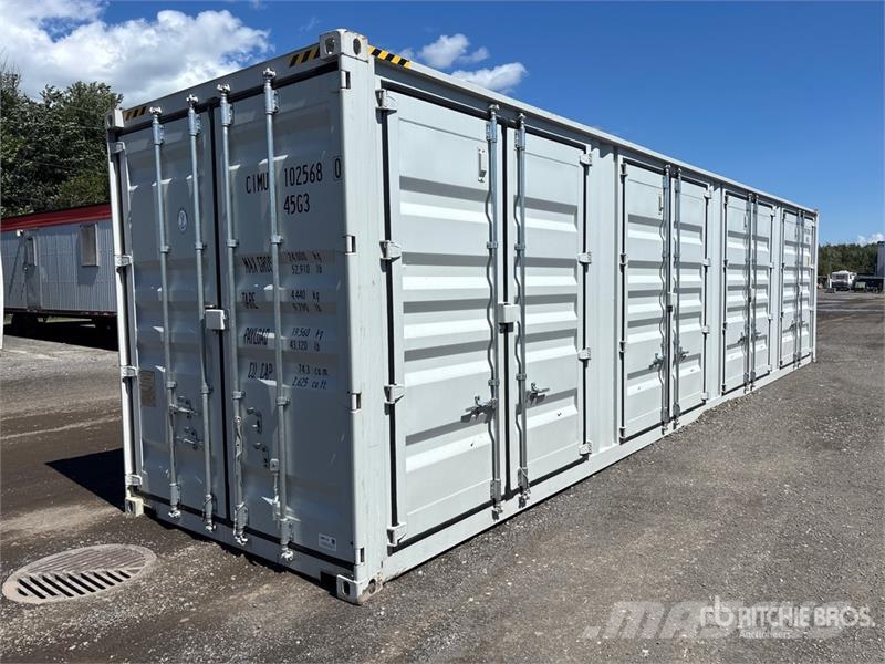 40 ft High Cube Multi-Door Storage Container Lagercontainere