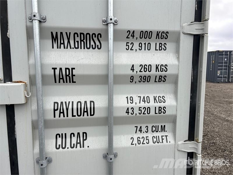 40 ft High Cube Open-Sided Storage Container Kontenery magazynowe