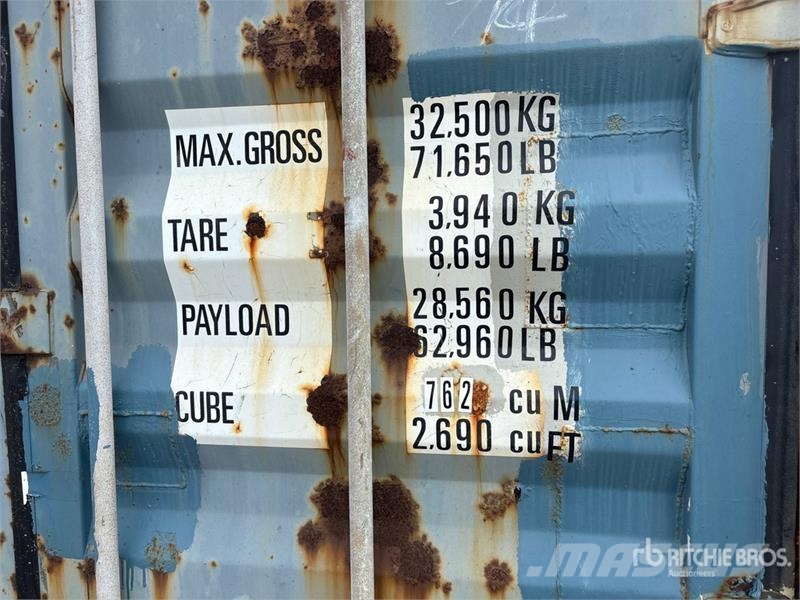 40 ft High Cube Storage Container Contenedores de almacenamiento