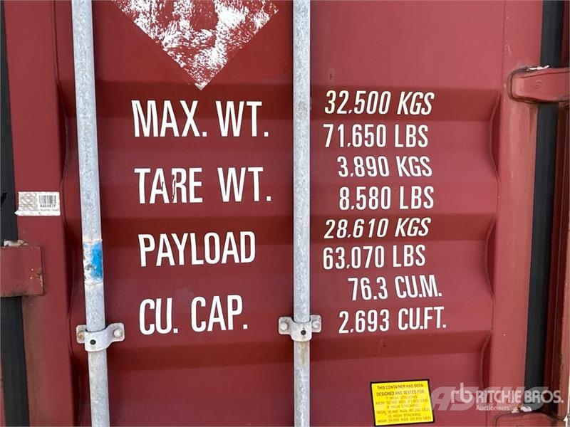 40 ft High Cube Storage Container Raktárkonténerek