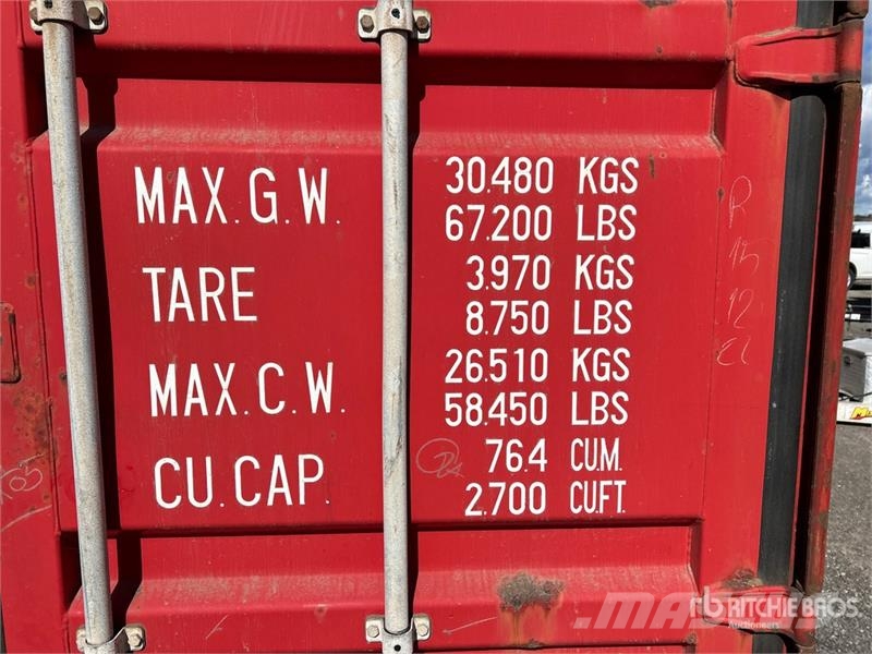 40 ft High Cube Storage Container Raktárkonténerek