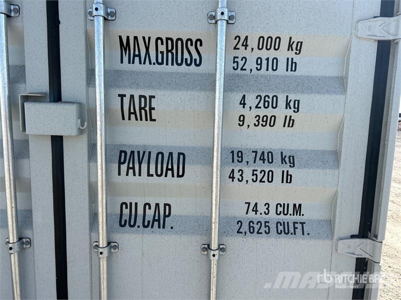 40 ft High Cube Storage Container Varastokontit