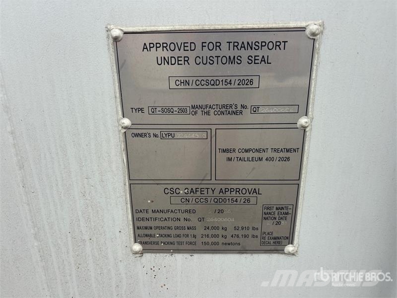 40 ft High Cube Storage Container Soojakud