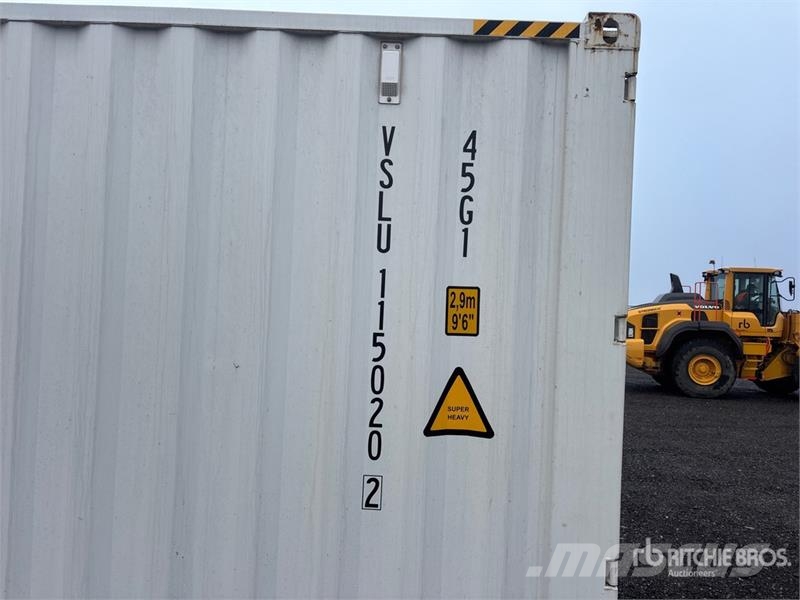 40 ft High Cube Storage Container Uzglabāšanas konteineri