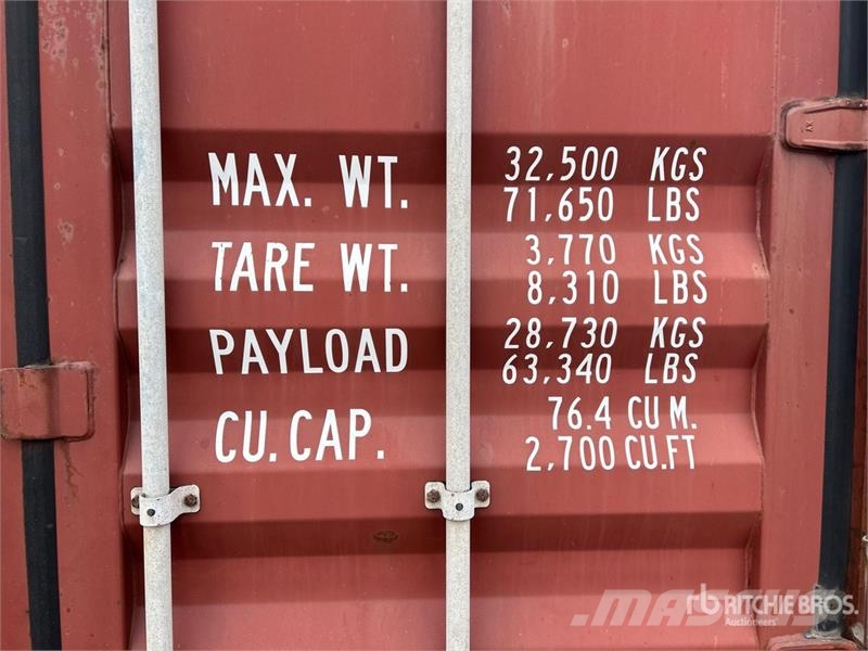  40 ft High Cube Storage Container Varastokontit