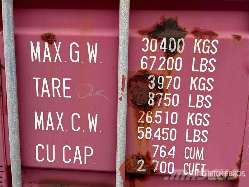  40 ft High Cube Storage Container Kontejneri za skladištenje