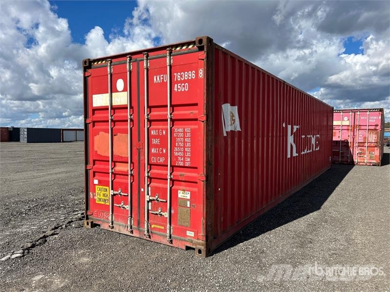 40 ft High Cube Storage Container Raktárkonténerek