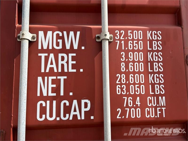 40 ft High Cube Storage Container Varastokontit