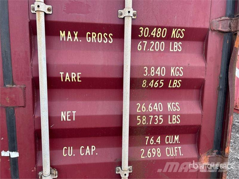 40 ft High Cube Storage Container Raktárkonténerek