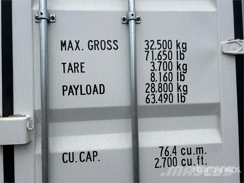 40 ft High Cube Storage Container Kontenery magazynowe