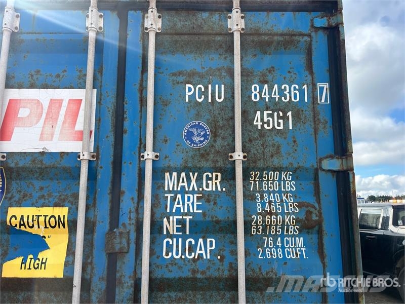  40 ft High Cube Storage Container Varastokontit