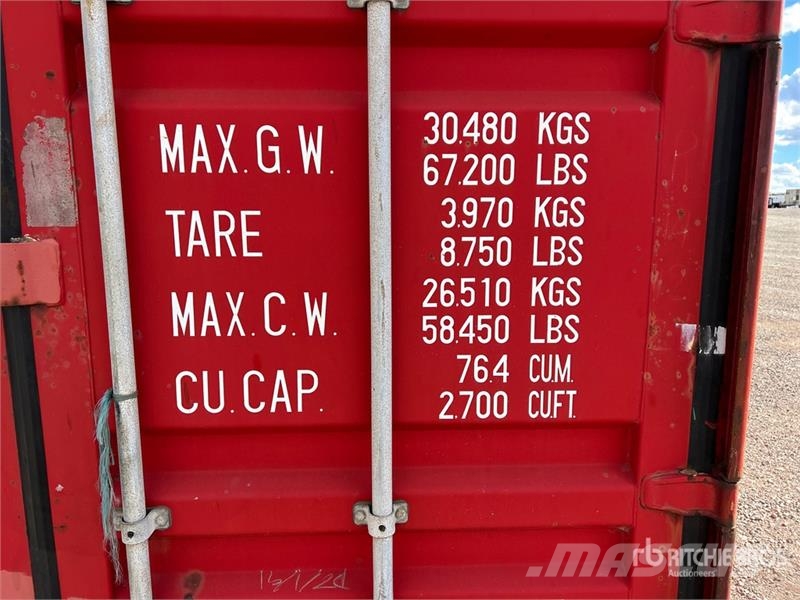 40 ft High Cube Storage Container Raktárkonténerek