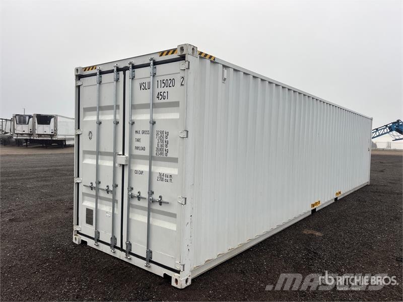 40 ft High Cube Storage Container Uzglabāšanas konteineri