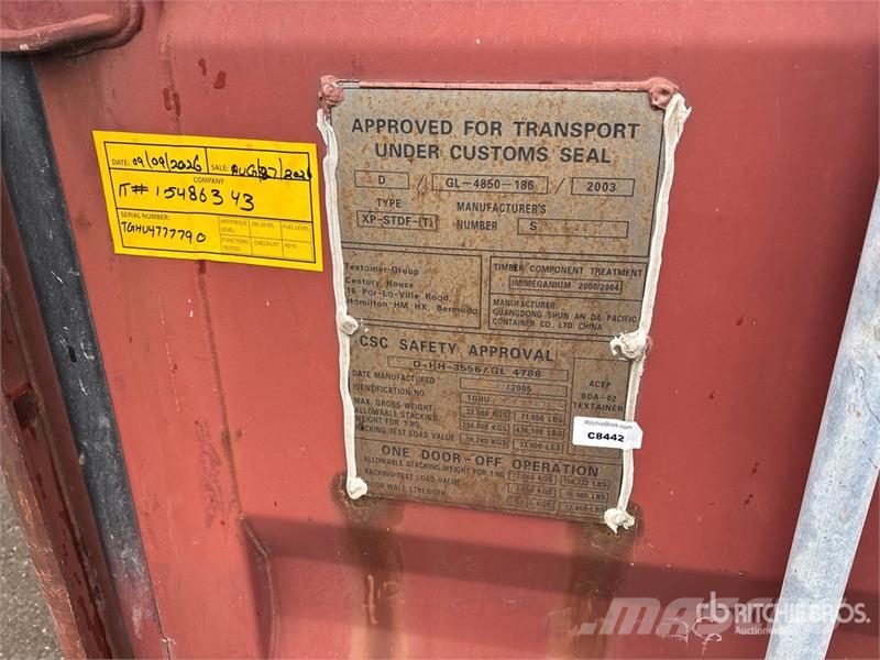 40 ft Standard Storage Container Soojakud