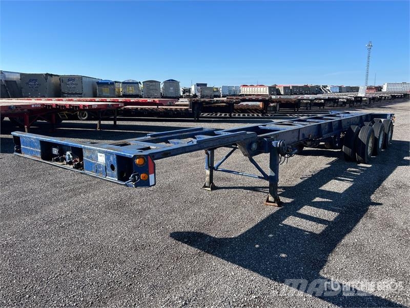  40 ft Tri/A Container Trailer Containeranhänger