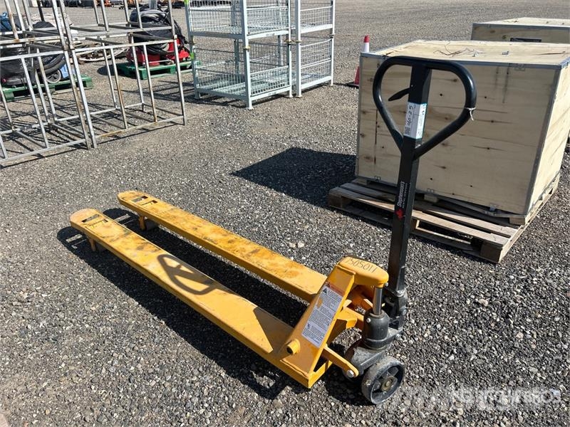  4400 lb Pallet Jack Rokas palešu ratiņi