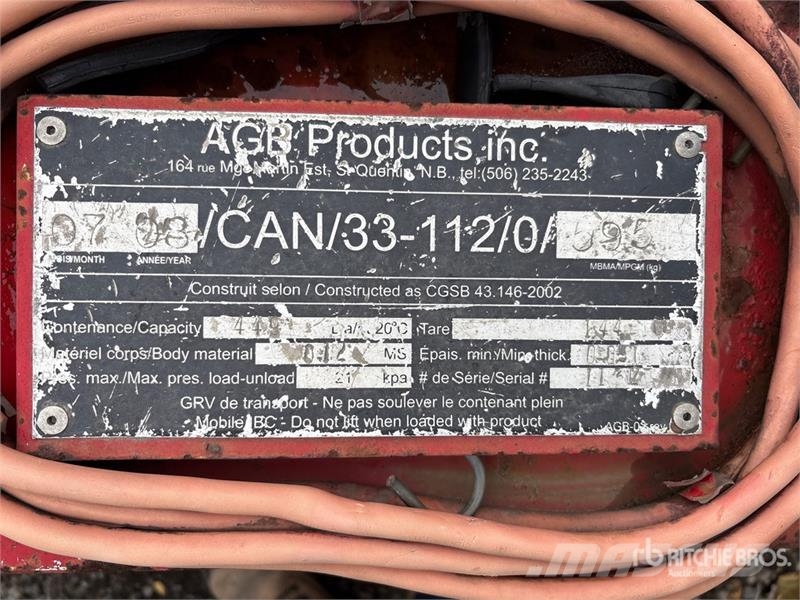449 L Steel Gasoline Fuel Tank Üzemanyag- és adaléktartályok