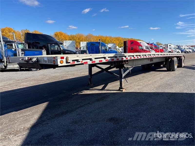 48 ft T/A Spread Axle Flatbed Trailer Причепи-платформи/бокове розвантаження