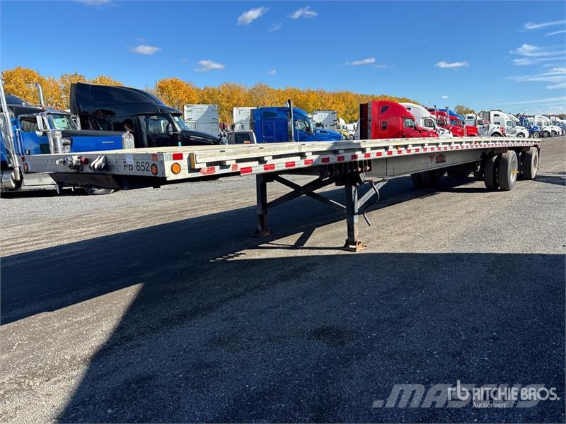 48 ft T/A Spread Axle Flatbed Trailer Причепи-платформи/бокове розвантаження