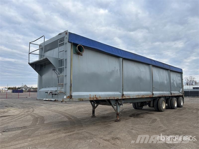 48 ft Tri/A Moving Floor Trailer Puspriekabės su grindimis