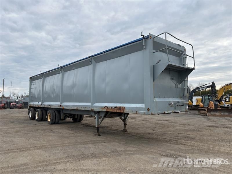 48 ft Tri/A Moving Floor Trailer Puspriekabės su grindimis