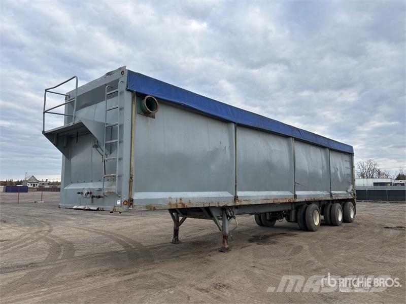 48 ft Tri/A Moving Floor Trailer Puspriekabės su grindimis