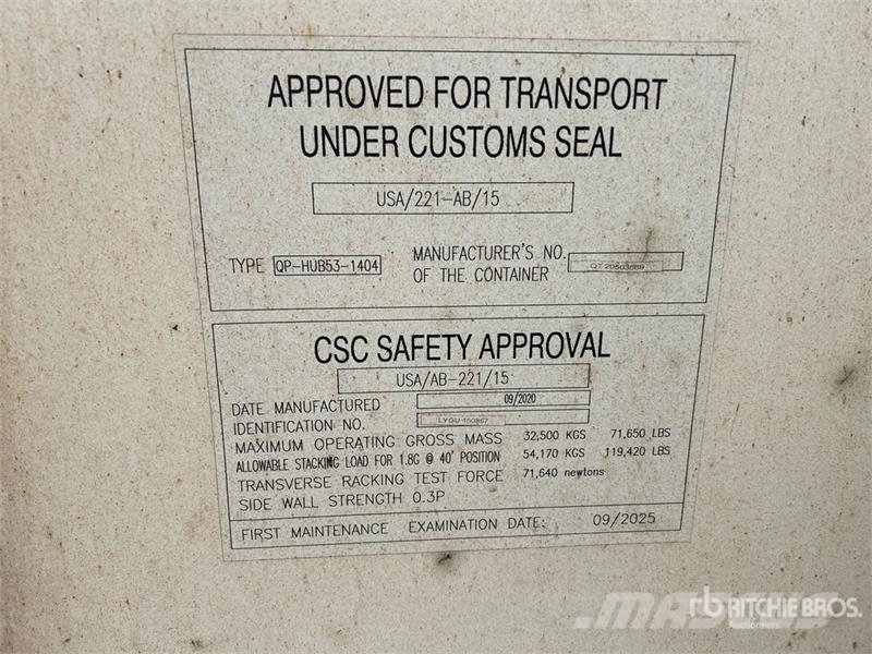 53 ft High Cube Storage Container Storage containers
