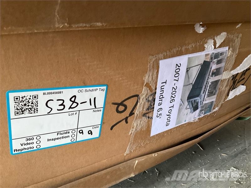6.5 Ft Truck Cap - Fits 2007-2026 Toyota Tundra Cabins and interior
