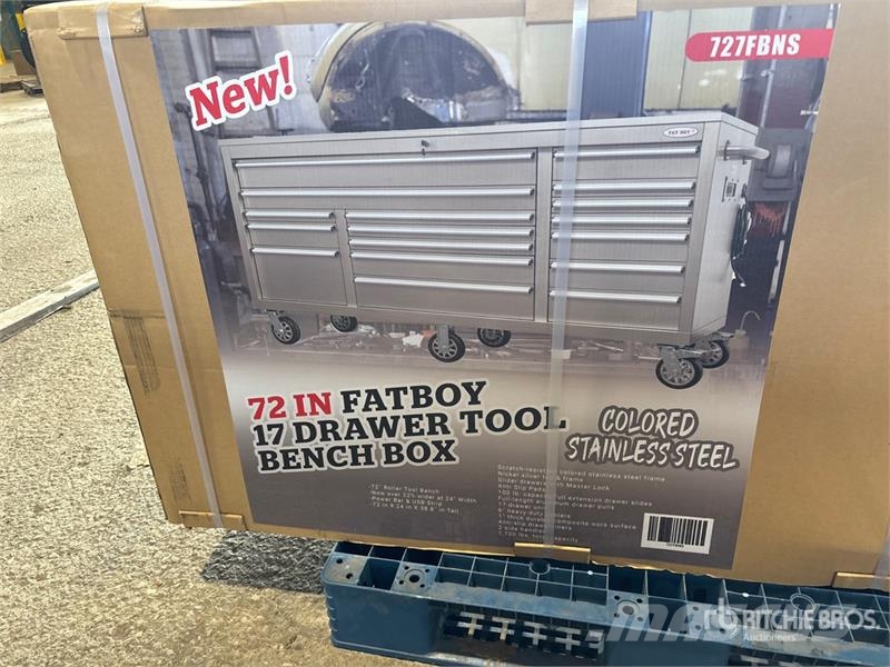 6 ft 17-Drawer Fatboy Workbench (Unused) Andre komponenter